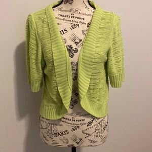Cardigan, green, size 2x, women